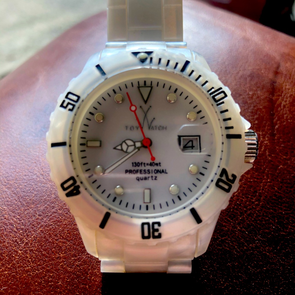 White pearl Toy Watch